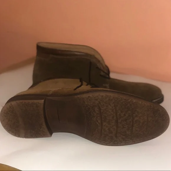 Alfalni Jason Brown Suede Lace-Up Ankle Boots. - Picture 3 of 8